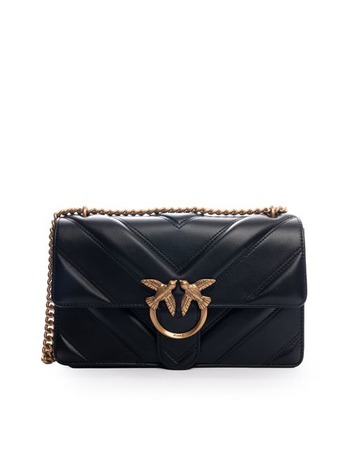 Borsa a mano media Love One Classic Light in nappa chevron Nero PINKO | 104549 A2OSZ99Q